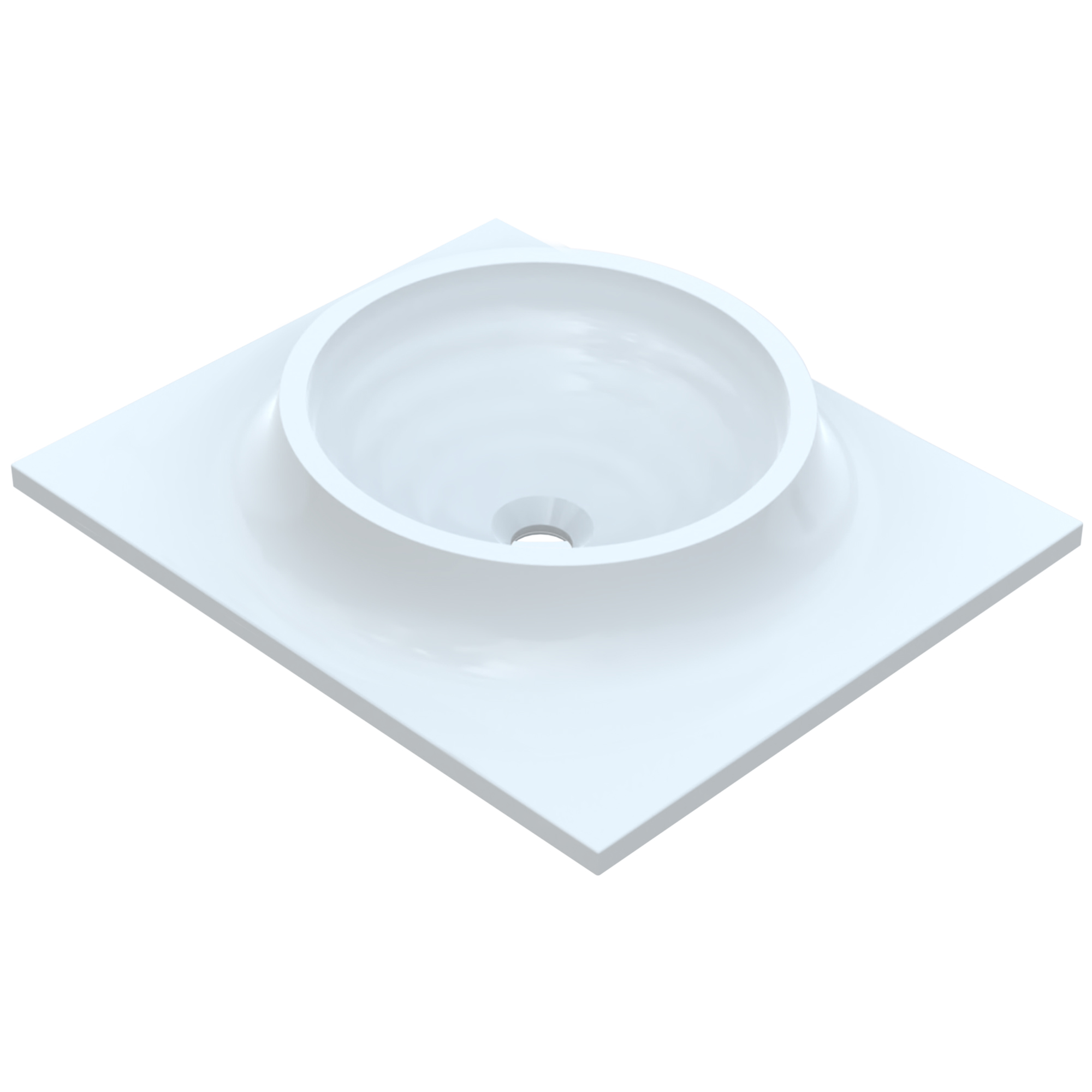 Washbasin Countertop Prawa Z Kolekcji Oval Vayer