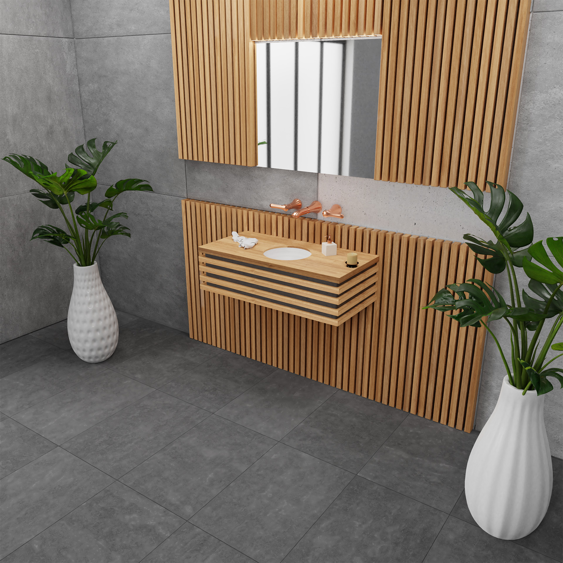 Washbasin Wall-mounted Z Kolekcji Oval Vayer