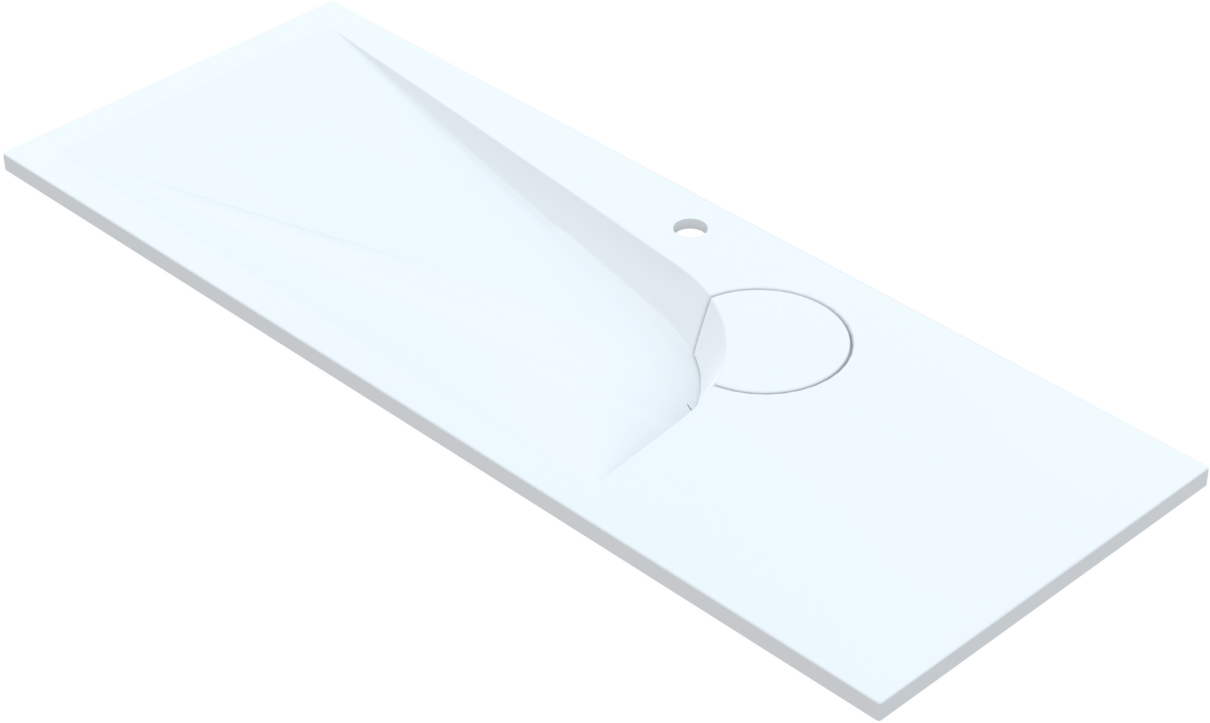 Washbasin Rectanglena Z Kolekcji Boomerang Vayer