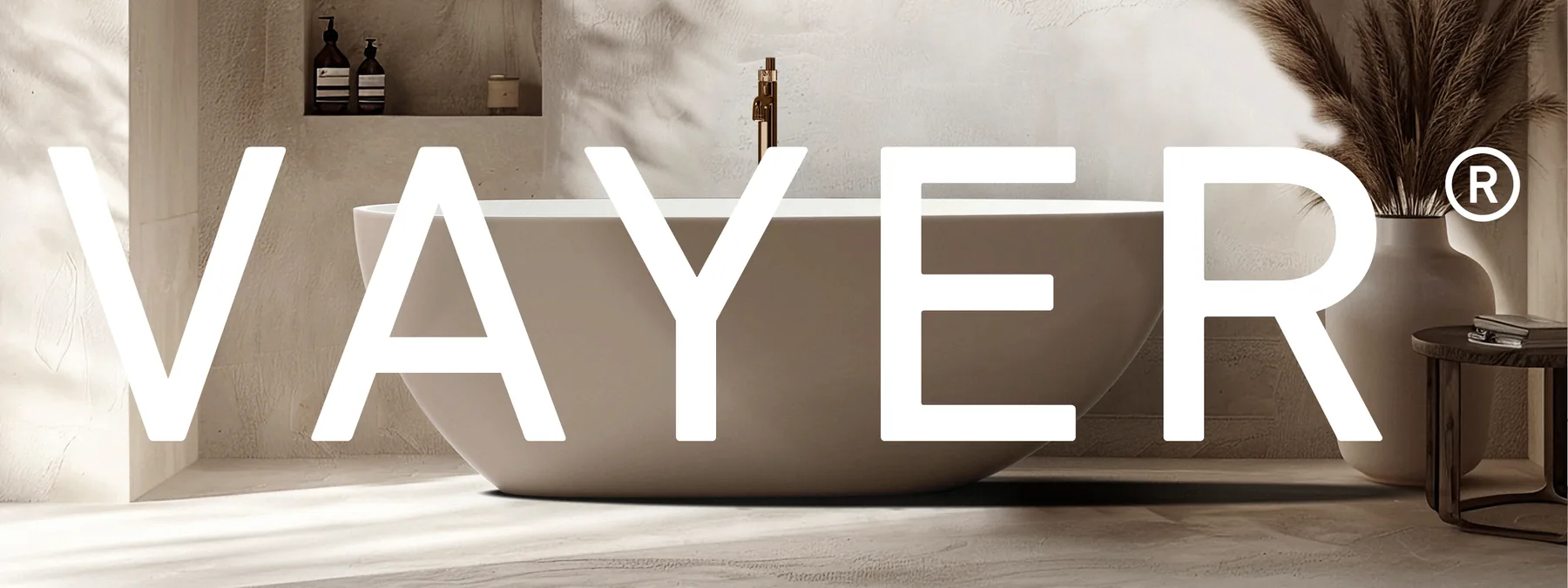 Łazienka z produktami Vayer